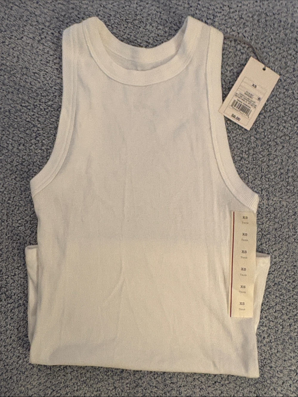 a new day White Ribbed Tank - Women's Sleeveless Layering Top